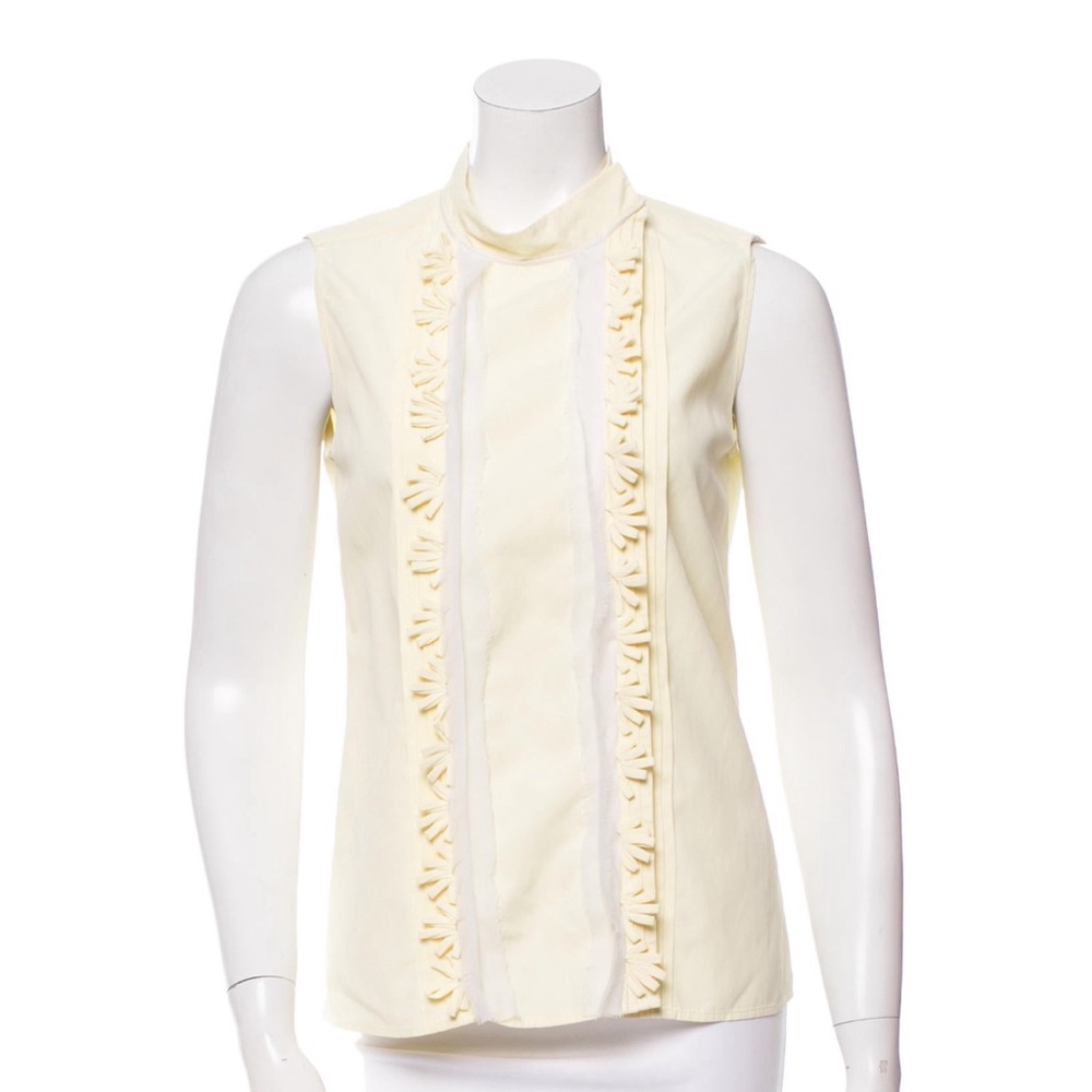 Chloè sleeveless mock neck top